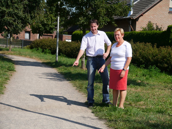 Fußwege im Baugebiet Nievenheim I und II werden saniert